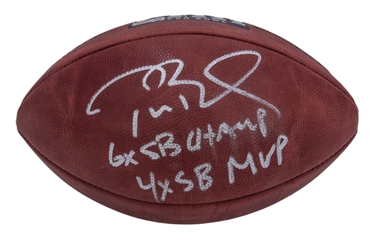 Tom Brady Signed & Inscribed Super Bowl LIII Official NFL Football (Tristar)